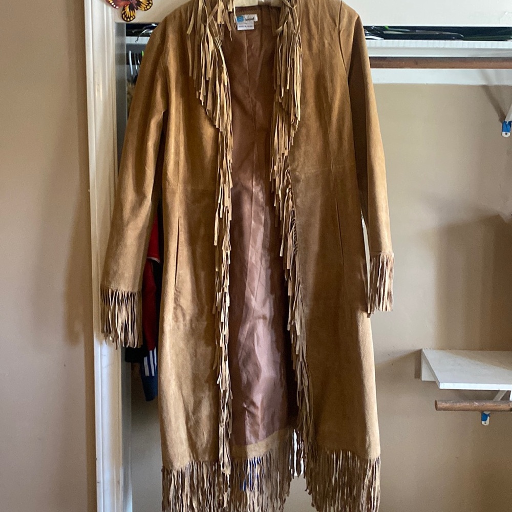 Vintage faux suede jacket